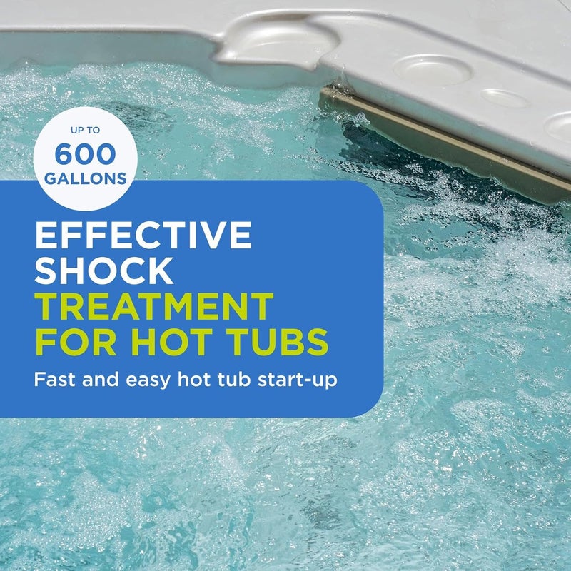 Frog Jump Start for Hot Tubs - Start-Up Chlorine Shock Removes Organic Contaminants & Establishes Chlorine Level - Hot Tub Set Up & Treatment - 3 Pack - Image 4